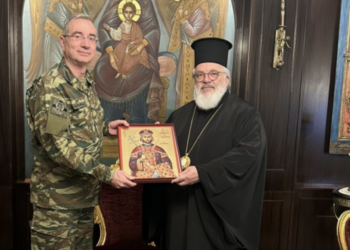 Ο Διοικητής του Δ’ Σώματος Στρατού στο Διδυμότειχο