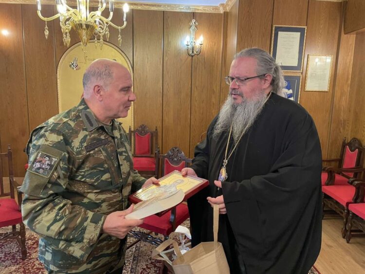 Ο νέος Διοικητής της 1ης Στρατιάς στον Μητρ. Λαρίσης