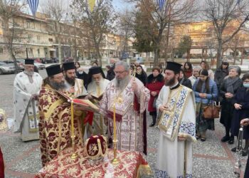Η Ακολουθία των εγκαινίων του  Παρεκκλησίου της Οσίας Ειρήνης της Χρυσοβαλάντου