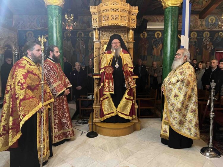 Ο Εσπερινός του Αγίου Χαραλάμπους στον Πλατύκαμπο