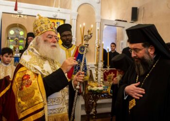 Ο Πατριάρχης Αλεξανδρείας στην Ιερά Μονή Βουλκάνου