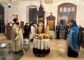 Ο εσπερινός της Υπαπαντής του Κυρίου στην Ι.Μ. Ταμασού