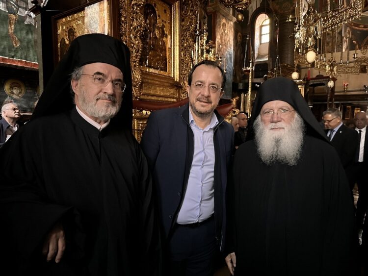 Ευχάριστη συνάντηση με τον εξοχότατο Πρόεδρο της Κυπριακής Δημοκρατίας στην Ιερά Μονή Βατοπαιδίου