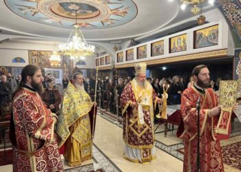 H εορτή του Αγίου Θεοδώρου του Τήρωνος στην Νέα Πολιτεία Λαρίσης