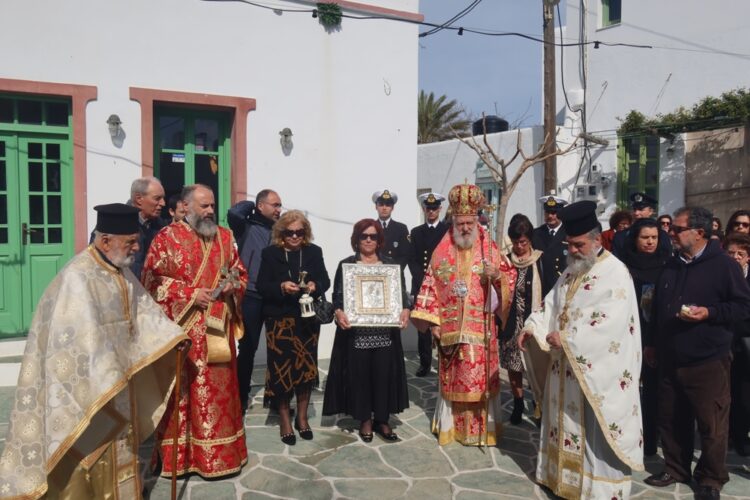 Τίμησαν την Παναγία την επιλεγομένη «Μαρτιάτισσα» στην Φολέγανδρο