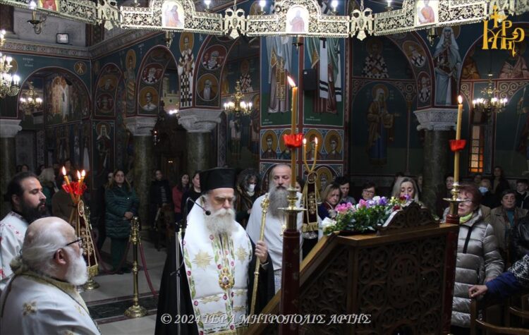 Η Α’ Στάσις των Χαιρετισμών στην Μητρόπολη Άρτης