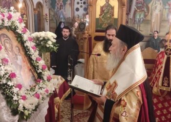 ΟΙ ΠΡΩΤΟΙ ΧΑΙΡΕΤΙΣΜΟΙ ΤΗΣ ΘΕΟΤΟΚΟΥ ΣΤΗΝ ΙΕΡΑ ΜΗΤΡΟΠΟΛΗ ΧΑΛΚΙΔΟΣ