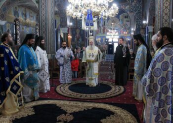 Ο ΔΙΠΛΟΣ ΕΟΡΤΑΣΜΟΣ ΤΟΥ ΕΥΑΓΓΕΛΙΣΜΟΥ ΤΗΣ ΘΕΟΤΟΚΟΥ ΣΤΗΝ ΙΕΡΑ ΜΗΤΡΟΠΟΛΗ ΧΑΛΚΙΔΟΣ