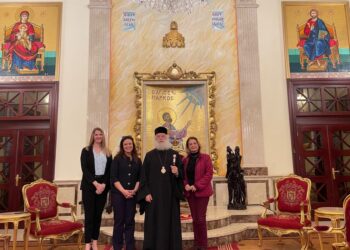 ΕΠΙΣΚΕΨΗ ΤΗΣ ΑΝΑΠΛ. ΕΠΙΚΕΦΑΛΗΣ ΤΗΣ ΠΡΕΣΒΕΙΑΣ ΤΩΝ ΗΠΑ ΣΤΟ ΚΑΪΡΟ ΣΤΟ ΠΑΤΡΙΑΡΧΕΙΟ ΑΛΕΞΑΝΔΡΕΙΑΣ