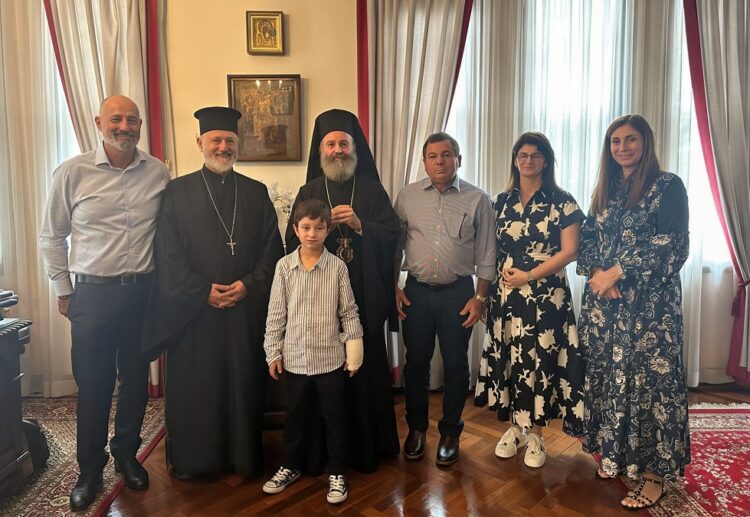 Ο Αρχιεπίσκοπος Αυστραλίας υποδέχθηκε αντιπροσωπεία της Ενορίας Αγίου Σάββα του εν Καλύμνω Ντάργουιν