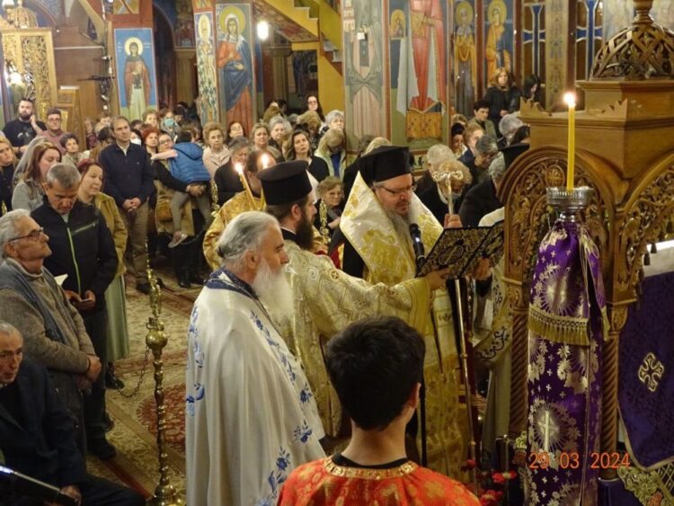 Β´ Στάση των Χαιρετισμών στον Ιερό Ναό του Αγίου Μεγαλομάρτυρος Γεωργίου Λαρίσης