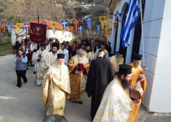 Εγκαινιάστηκε ο Ναός της Αγίας Παρασκευής στην Δράκεια