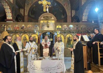 Ευχέλαιο στη Νίκη τέλεσε ο Μητρ. Λαρίσης