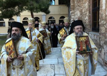 Ο εορτασμός της Κυριακής της Ορθοδοξίας στην Μονή Πετράκη