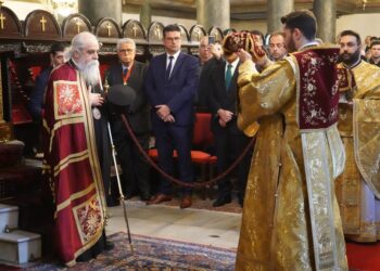 Χοροστασία του Μητροπολίτου Ηλείας και Ωλένης στον Πάνσεπτο Πατριαρχικό Ναό