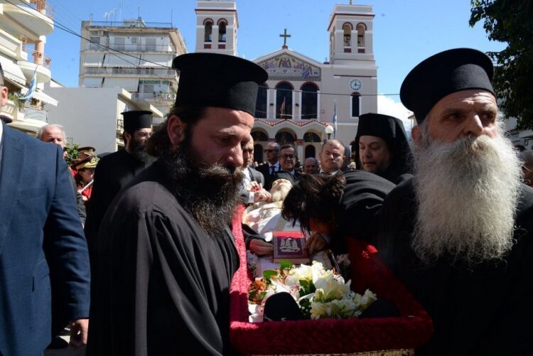 Σέ κλῖμα συγκίνησης ἐτελέσθη ἡ Ἐξόδιος Ἀκολουθία τοῦ Ἐπισκόπου Εὐκαρπίας Ἱεροθέου