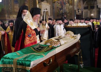 Ο Οικ. Πατριάρχης προέστη της εξοδίου Ακολουθίας του μακαριστού Προκαθημένου της Εκκλησίας της Βουλγαρίας