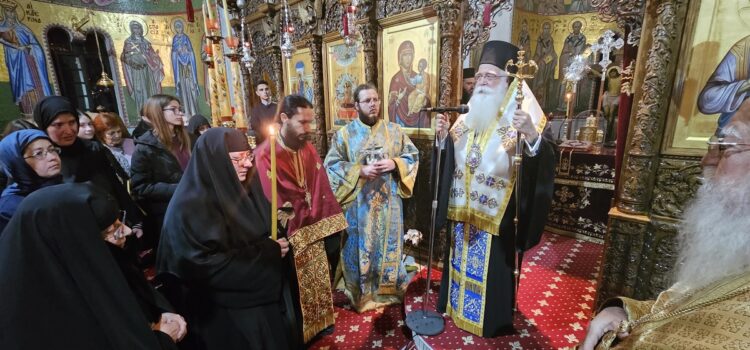 Κουρά Μεγαλοσχήμου Μοναχής στην Παναγία Ξενιά