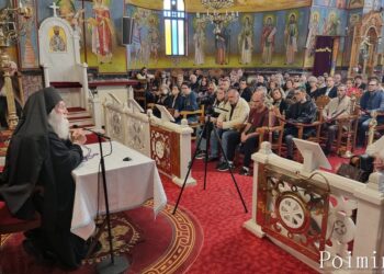 Το αδιαχώρητο στον Γ’ Κατανυκτικό Εσπερινό στον Ιερό Ναό Αγίας Ματρώνας Νέας Ερυθραίας