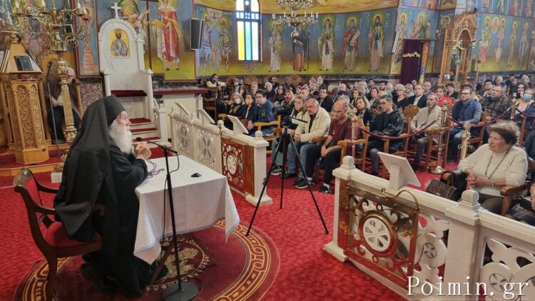Το αδιαχώρητο στον Γ’ Κατανυκτικό Εσπερινό στον Ιερό Ναό Αγίας Ματρώνας Νέας Ερυθραίας