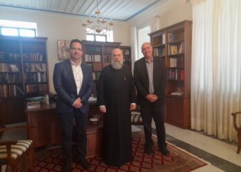 Επίσκεψη συνεργασίας του Προέδρου του Ιατρικού Συλλόγου Καρδίτσας στον Μητρ. Τιμόθεο