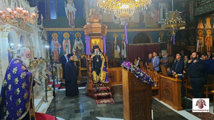 Η ακολουθία του Νυμφίου στον Ι.Ν. Αγ. Τριάδος Σκάλας