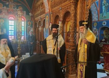 Η Εξόδιος ακολουθία της μοναχής Κικιλίας στην Ι.Μ. Μαλεβής