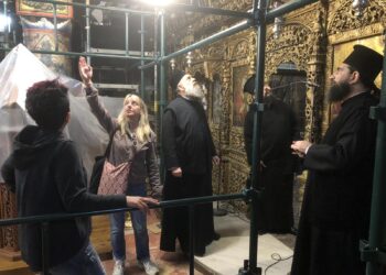 Ανύσταχτο το ενδιαφέρον του Μητρ. Θεσσαλιώτιδος  για τις εργασίες ανάδειξης των μνημείων