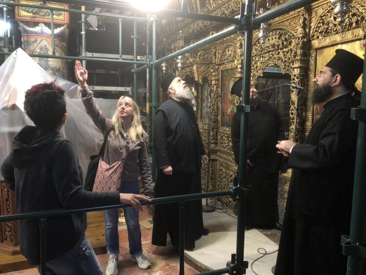 Ανύσταχτο το ενδιαφέρον του Μητρ. Θεσσαλιώτιδος  για τις εργασίες ανάδειξης των μνημείων