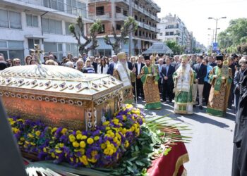 Η Σύναξη του Οσίου Γεωργίου του νέου ομολογητού (Καρσλίδη) στην I.M. Δράμας