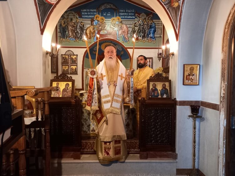 Την μνήμη του προκατόχου του Αγίου Ζαχαρία, Επισκόπου Κορίνθου, τίμησε ο Σεβ. Μητροπολίτης κ. Διονύσιος