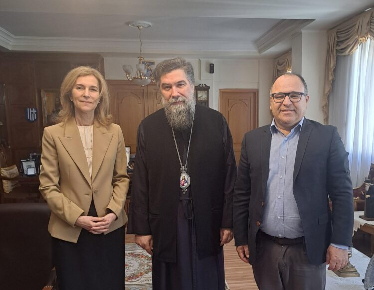 Τον Σεβ. Μητροπολίτη Σερρών επισκέφθηκαν η Πρόεδρος του Σ.τ.Ε. κ. Νίκα και ο υποψήφιος Ευρωβουλευτής κ. Κικίλιας
