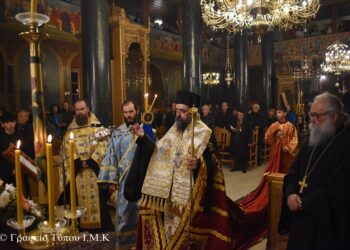 Ἡ Ἀκολουθία τοῦ Ἀκαθίστου Ὕμνου στὸν Ἱερὸ Μητροπολιτικὸ Ναό τῆς Καστοριᾶς