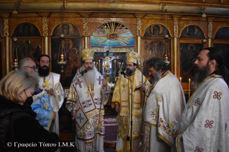 Ἀρχιερατικό Συλλείτουργο στὰ Ἀσπρόγεια τῆς Ἱερᾶς Μητροπόλεως Καστορίας