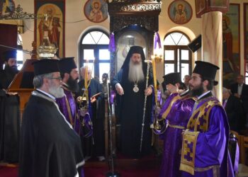Η Μεγάλη Δευτέρα στην Ι.Μητρόπολη Φθιώτιδος