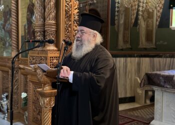 Ο π. Αντίπας Νικηταράς στον Άγιο Δημήτριο Νέας Ελβετίας Βύρωνος