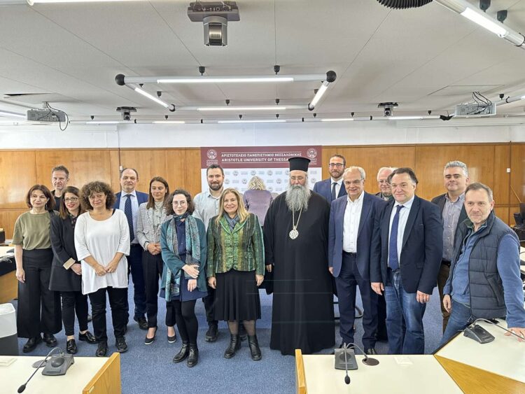 Τη νενομισμένη διαβεβαίωσή του στο Α.Π.Θ. έδωσε  ο Μητροπολίτης Κίτρους κ. Γεώργιος
