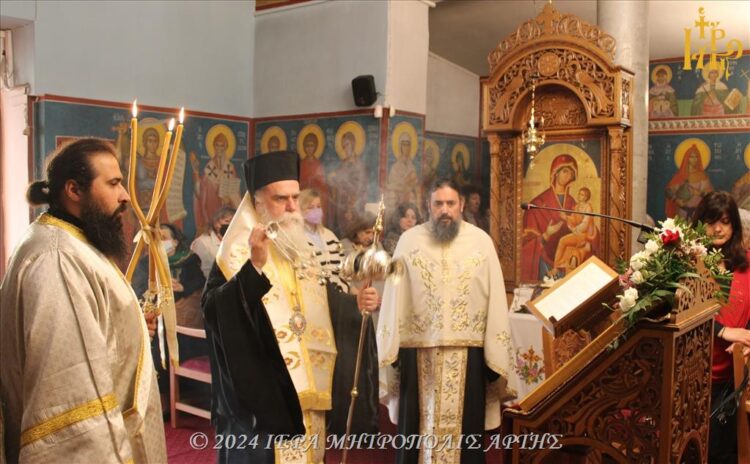 Η Γ’ Στάσις των Χαιρετισμών στην ενορία Αγίων Αποστόλων Άρτης