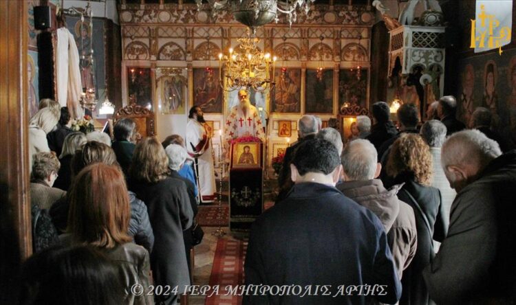 Κυριακή Ε’ Νηστειών στην Ιερά Μονή Θεοτοκιού Άρτης