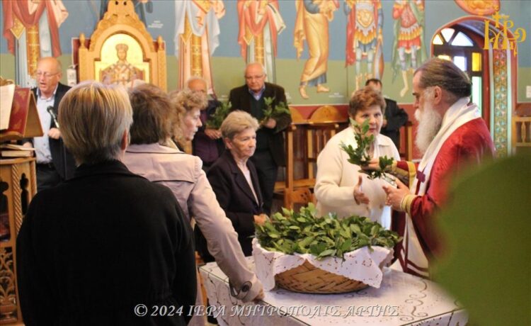 Κυριακή Βαΐων στην ενορία Ζυγού Άρτης