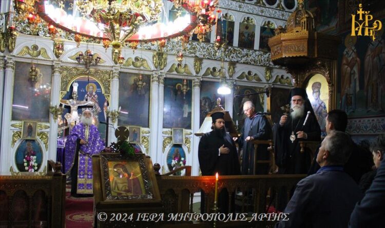 Μεγάλη Δευτέρα εσπέρας στην Μητρόπολη Άρτης