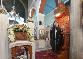 ΟΙ ΤΡΙΤΟΙ ΧΑΙΡΕΤΙΣΜΟΙ ΤΗΣ ΘΕΟΤΟΚΟΥ ΣΤΗΝ ΙΕΡΑ ΜΗΤΡΟΠΟΛΗ ΧΑΛΚΙΔΟΣ