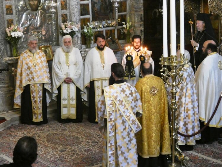 Ο Κατανυκτικός Εσπερινός της Γ’ Κυριακής των Νηστειών στο Ιερό Προσκύνημα Παναγίας Εκατονταπυλιανής Πάρου