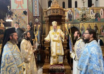 Αγρυπνία Ακαθίστου Ύμνου στον Ιερό Ναό Ζωοδόχου Πηγής Λαρίσης