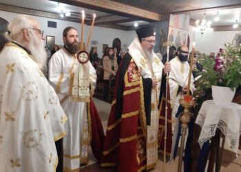 Η Ακολουθία του Ακαθίστου Ύμνου στον Ιερό Ναό της Του Θεού Σοφίας Λαρίσης