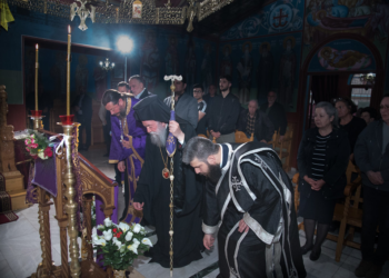 Η Ακολουθία του Νυμφίου στη Ιερά Μονή Τιμίου Προδρόμου Νικησιάνης