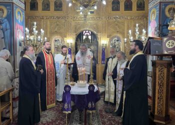 Ευχέλαιο στα Δελέρια τέλεσε ο Μητρ. Λαρίσης