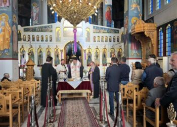 Ευχέλαιο στο Ομόλιο τέλεσε ο Μητρ. Λαρίσης