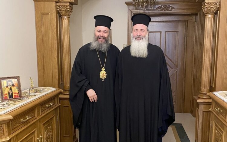 Επίσκεψη Μητρ. Κεφαλληνίας στον Μητροπολίτη Φλωρίνης