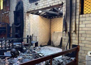 Εκδήλωση πυρκαγιάς στον Ι. Ναό Αγίου Ανδρέου Αδελαΐδος